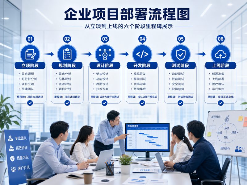 从立项到上线的部署流程怎么做？一份可落地的分步操作指南