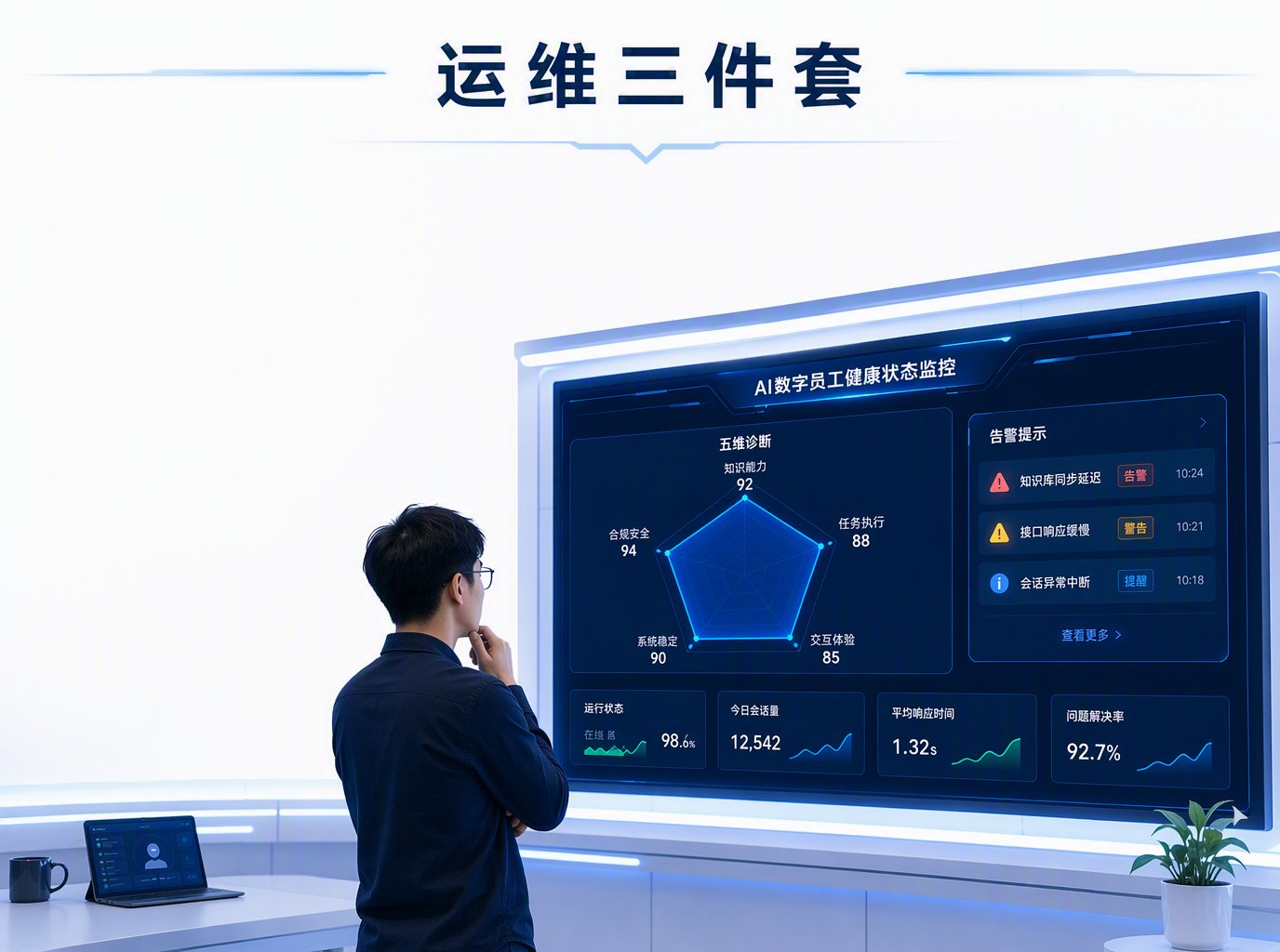 AI数字员工上线后效果下滑？三层调优方法论帮你持续优化