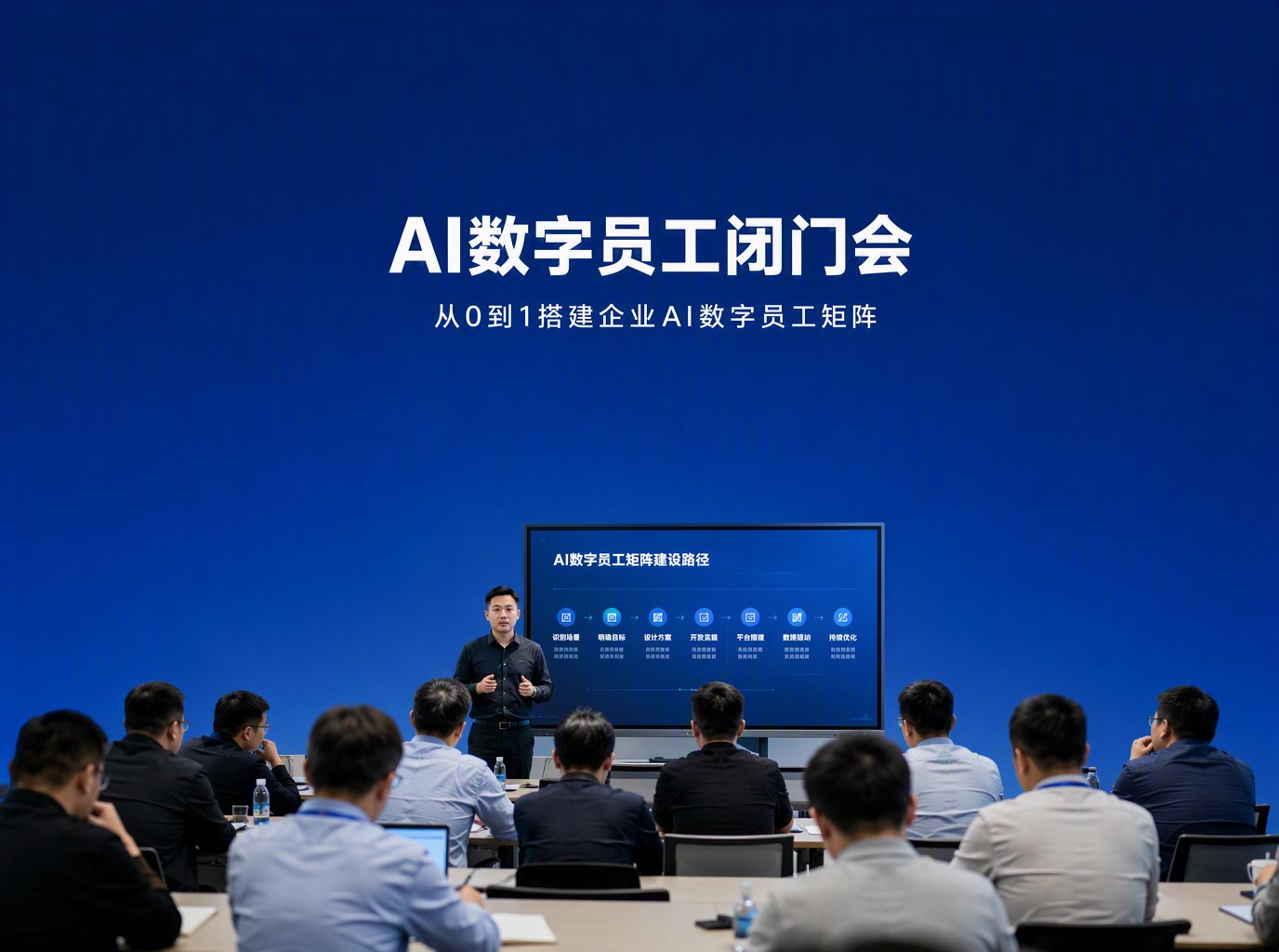 《企业AI数字员工落地提效闭门会》在苏州举办：一场面向企业管理者的企业AI落地培训