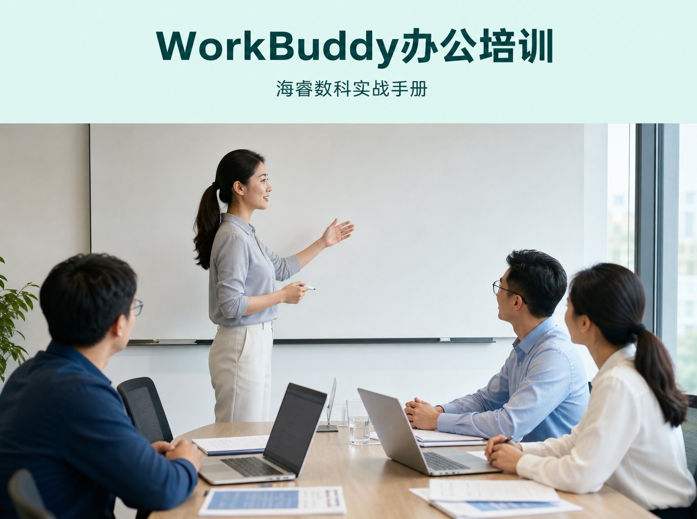 WorkBuddy办公应用培训课程怎么选？海睿数科企业实战手册